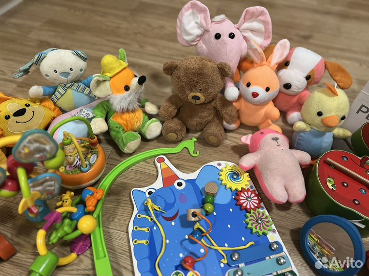 Развивающие игрушки пакетом для детей от 0-2 лет