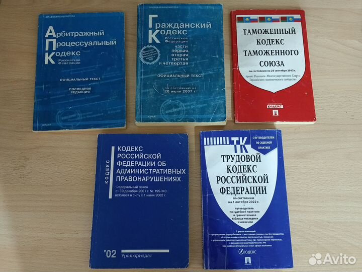 Кодексы, нормативно-правовые акты