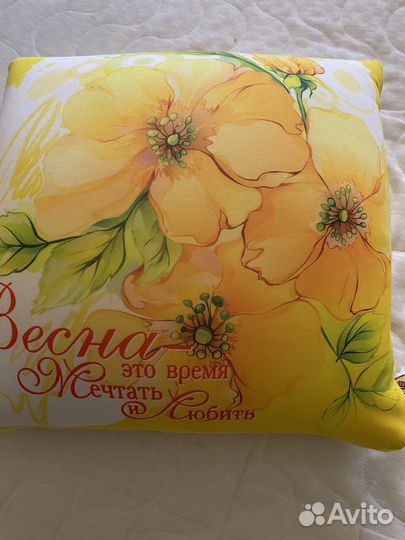 Подушка детская разм.35x35 см