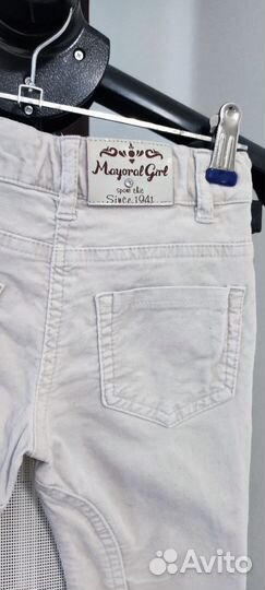 Брюки для девочки 98 вельвет