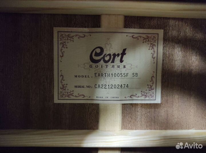 Cort earth100SSF-SB Earth Series