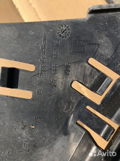 Накладка элерон переднего бампера W167 5.3 AMG