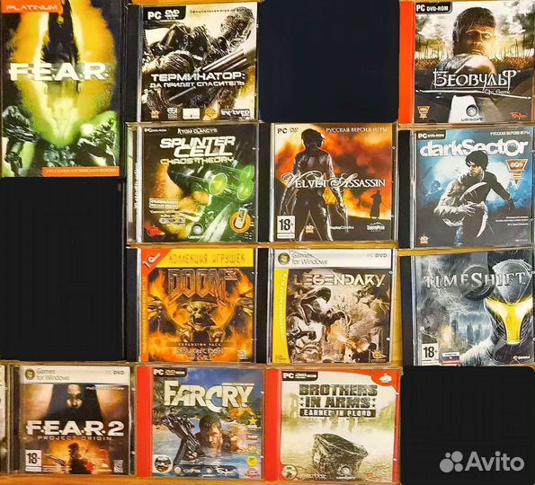 Компьютерные игры диски для пк (PC CD, DVD-box)