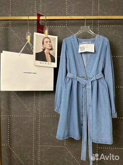 Платье джинсовое новое 46р