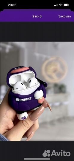 Чехол на airpods 1/2