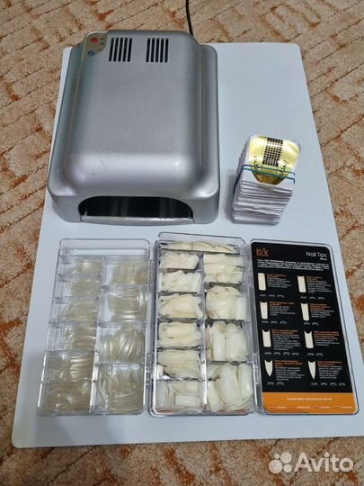 Лампа,типсы,формы для наращивания