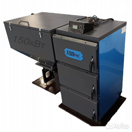 Котел твердотопливный автоматический топpro 150