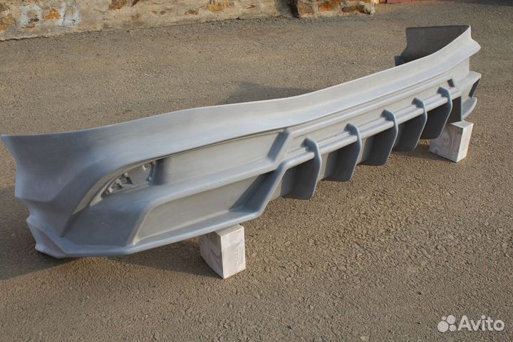 Lexus RX 2019+ Диффузор заднего бампера Wald Q5FE1