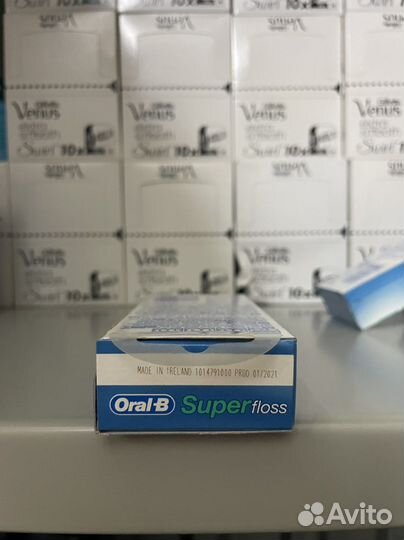 Зубная нить Oral B Super Floss 50 штук 20 г