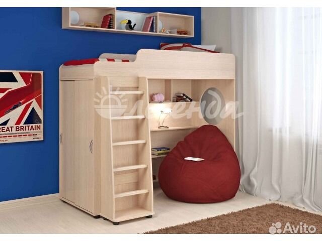 Кровать чердак