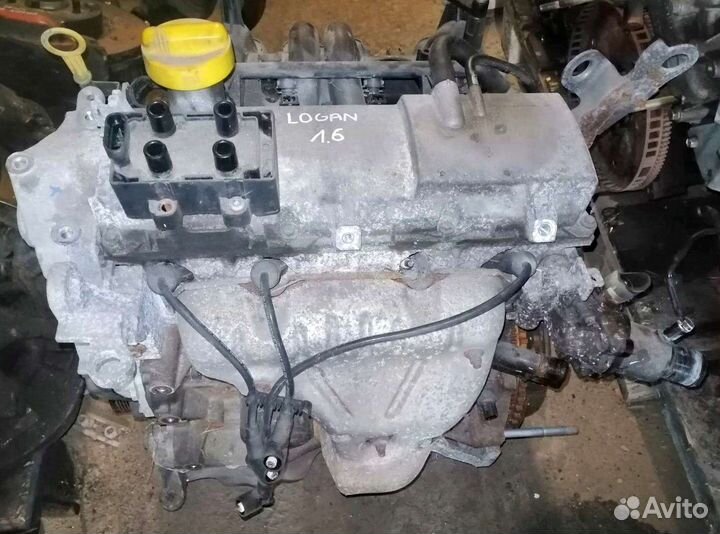 Двигатель K7M 710 Renault Logan 1.6 пробег 70000