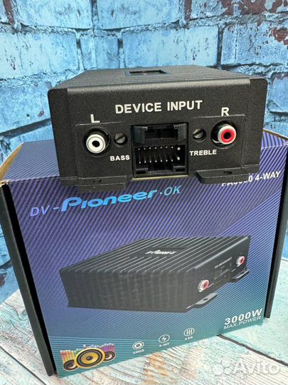 Усилитель для андроид магнитолы 4x90w Pioneer DSP