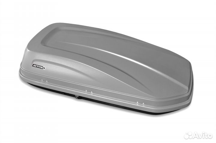 Автобокс на крышу Active S 320л Серый