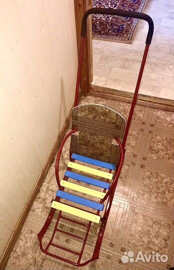 Детские санки на колесах