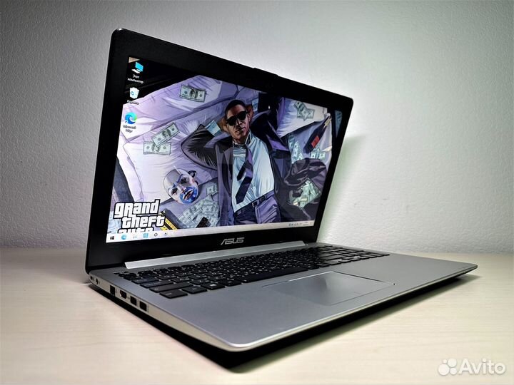 Игровой ноутбук Asus i3/2видеокарты/4gb/500gb