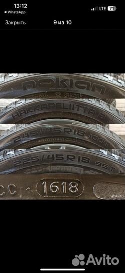 Колеса в сборе R18 зимние