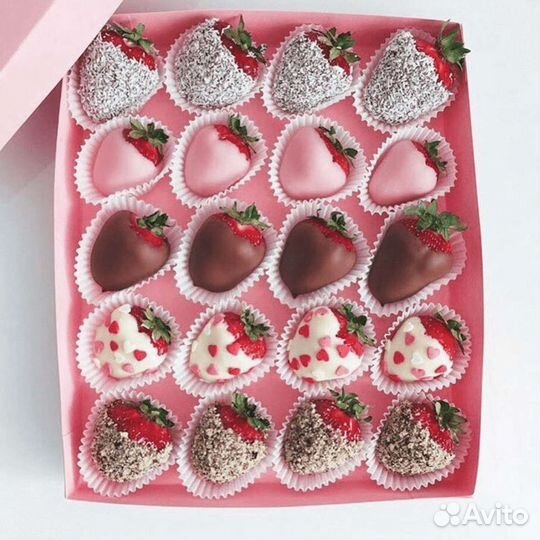 Клубника и фрукты в шоколаде наборы