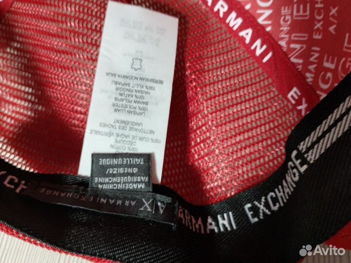 Кепка armani exchange