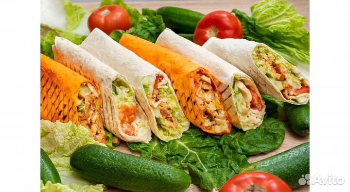 Лаваш шпинатный, сырный, томатный