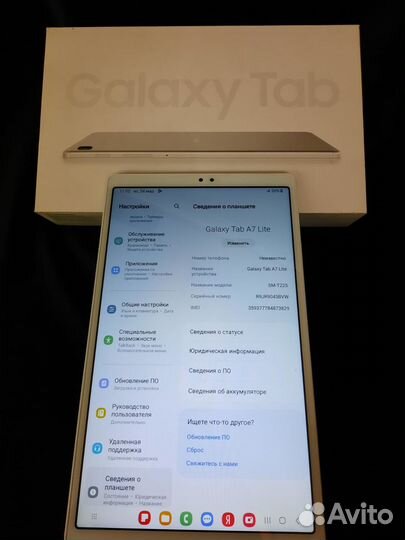 Планшет Samsung Galaxy Tab A7 Lite, 32 Gb