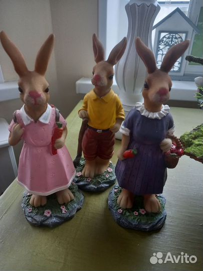 Зайцы пасхальные