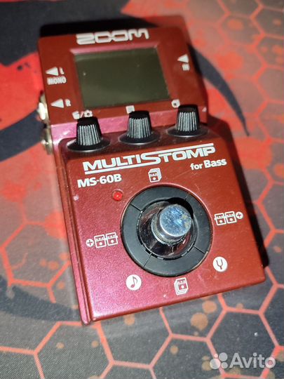 Процессор эффектов для бас-гитары zoom MS-60B