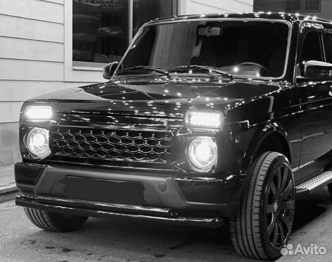 Решётка Магнум на Ниву