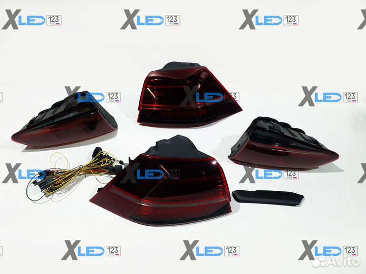 Комплект фонарей Volkswagen Golf 7 LED рестайлинг