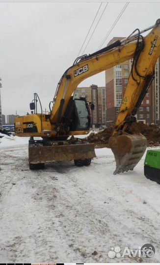 Колёсный экскаватор JCB JS 160W, 2012