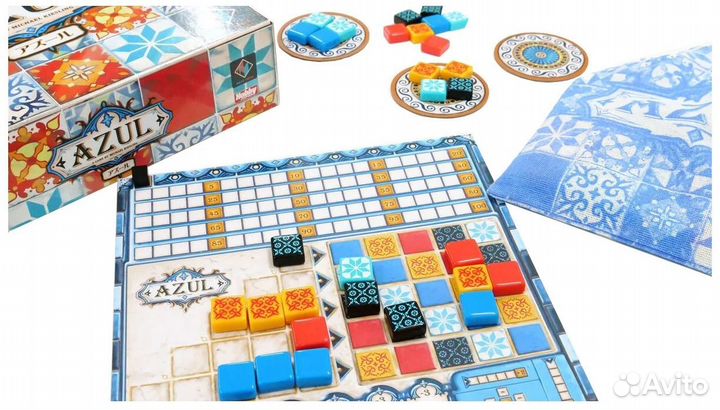 Azul.Азул (новый, на русском, оригинал) и др. игры