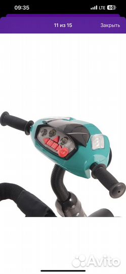 Детский трехколесный велосипед capella со звуком