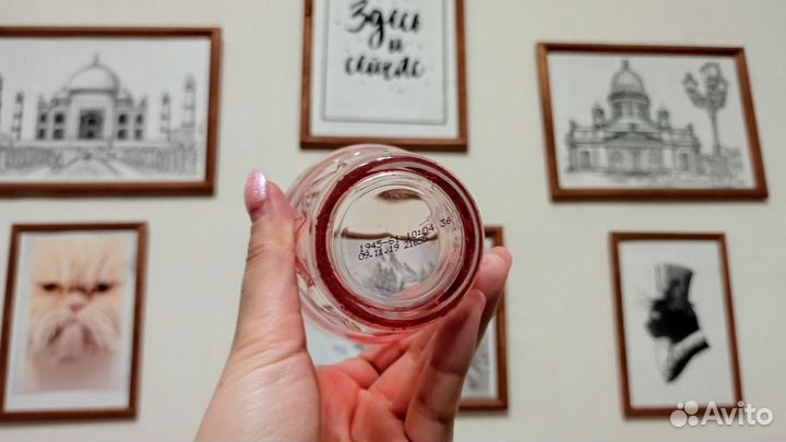 Стеклянный подсвечник для плавающей свечи