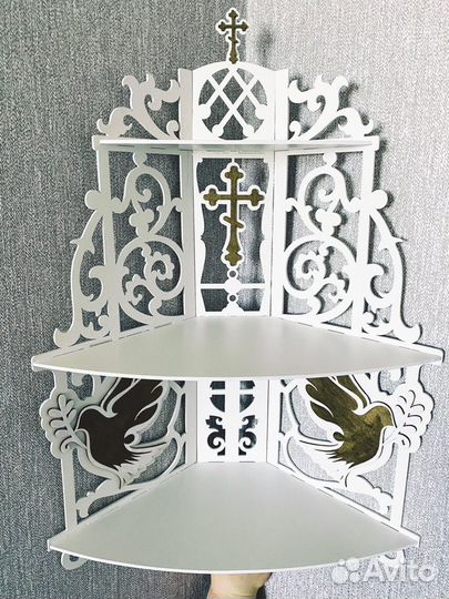 Полка для икон 3-х ярусная