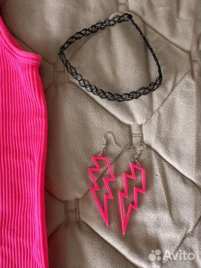 Костюм для ретро дискотеки боди лосины