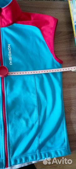 Куртки лыжные разминочные, костюм и жилет