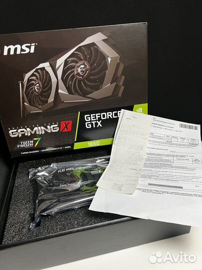 Видеокарта MSI GeForce GTX 1650 куплена DNS