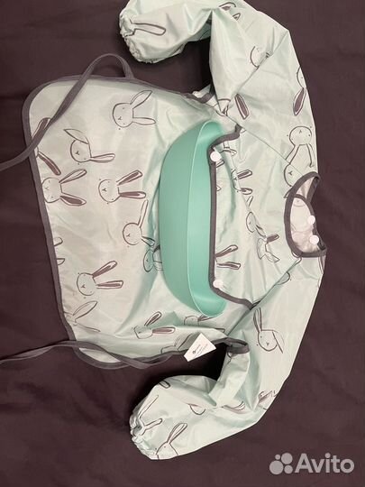 Слюнявчик нагрудник с карманом