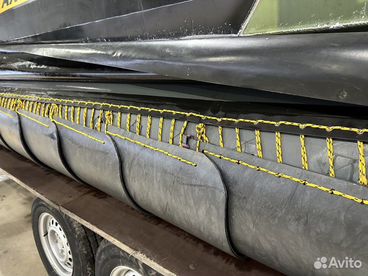 Ремонт аэролодки замена чешуи и баллонов