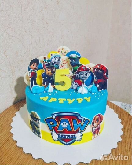 Топперы для торта и капкейки