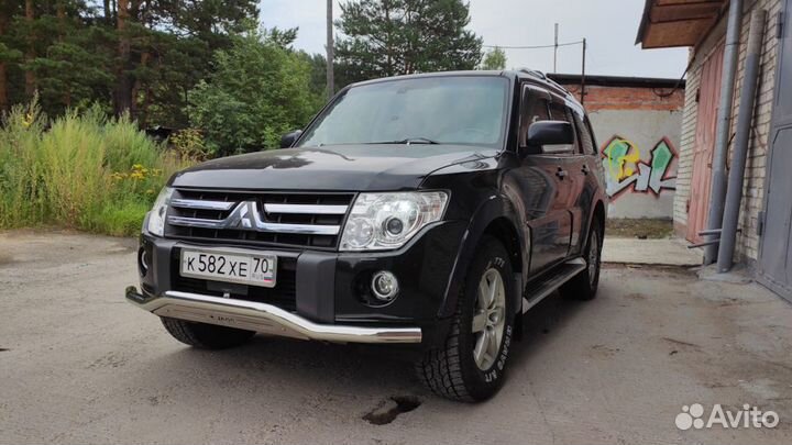 Защита переднего бампера jaos для Pajero 4