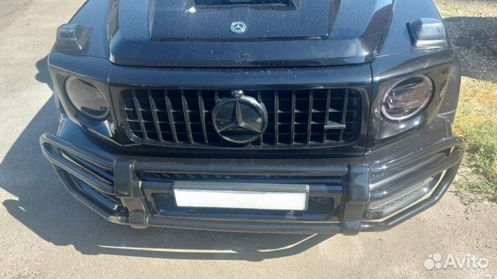 Кенгурятник черный на Mercedes G W464