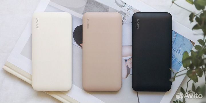 Power Bank solove 001M+ Beige 1000mAh