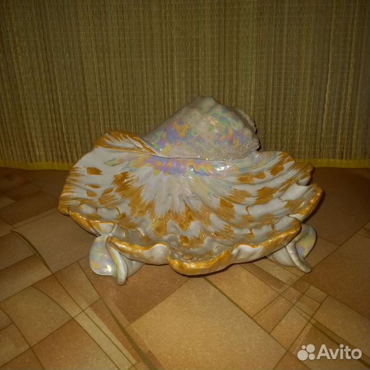 Ваза-конфетница ракушка СССР