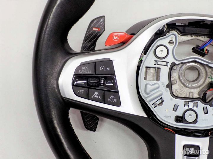 Bmw M3 M4 G80 G82 руль лепестки карбон подогрев