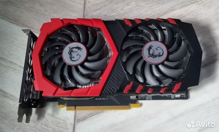 Видеокарта gtx 1050 ti 4gb msi
