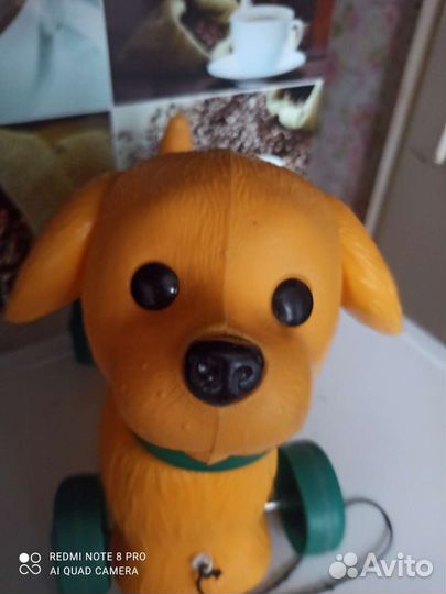 Лошадка,собачка-каталка винтаж СССР