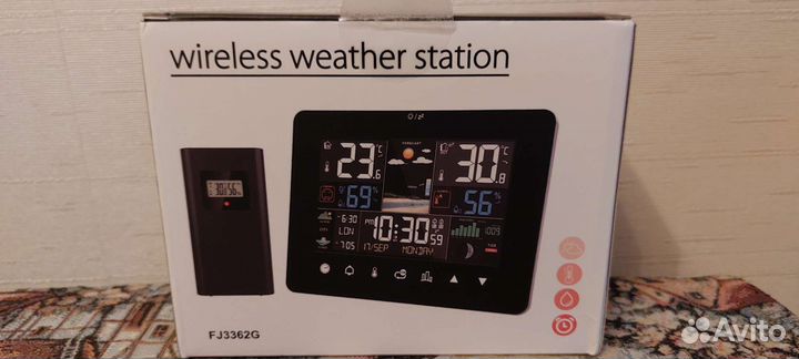 Новая сенсорная погодная метеостанция с датчиком