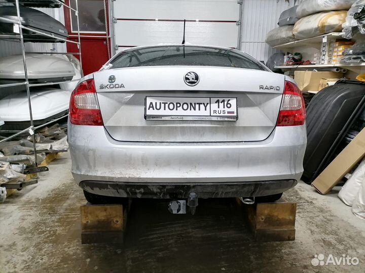 Фаркоп Шкода Рапид с 2018 и установка