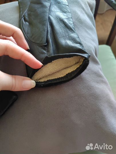 Перчатки кожаные женские Италия