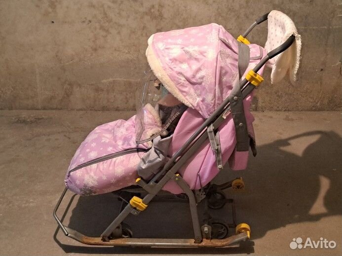 Детские санки коляска